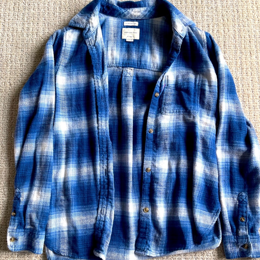 Blue flannel